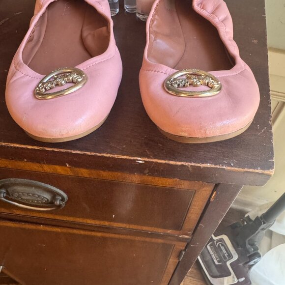 Coach Bailey Pink Ballet Flats 11M - Picture 4 of 5
